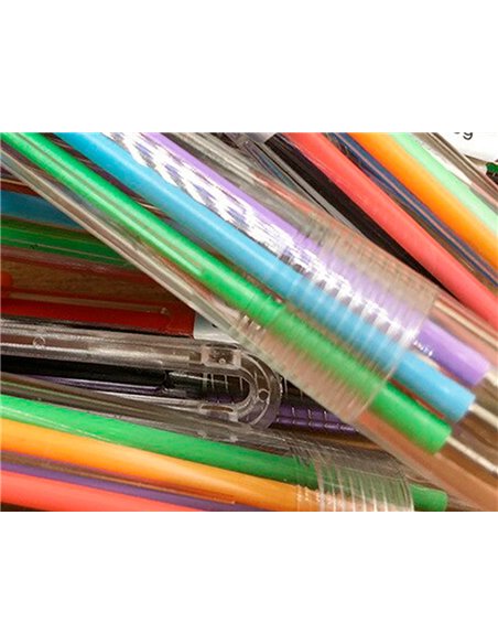 Stylo-bille liderpapel 10 en 1 pointe 1mm trait 0.7mm retractable.