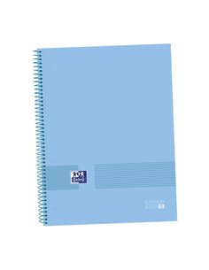 Oxford & You A4+ Europeanbook Couverture extra rigide - Cahier 80 feuilles - Format A4+ - Bleu