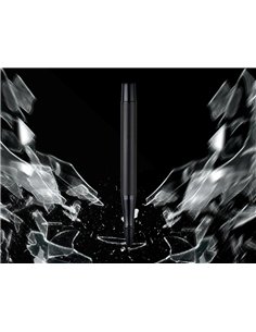 Roller belius unstoppable monochrome aluminium encre noire coloris noir dans coffret cadeau. 2