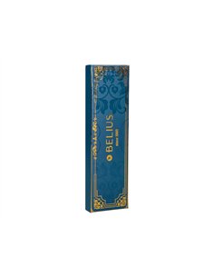 Stylo-bille belius macaron bliss hexagonal aluminium details et attributs or encre bleue col. Bleu/rose coffret cadeau. 2