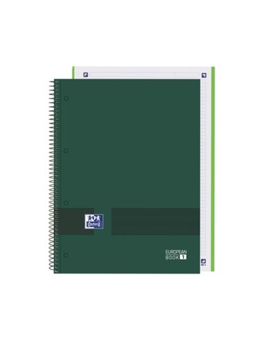 Oxford & You Cahier européen A4+ - Couverture extra rigide - 80 feuilles - Vert