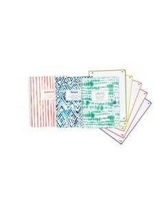 Cahier Oxford Japandi A4+ Europeanbook 5, couverture extra rigide – Motif Japandi – 120 feuilles