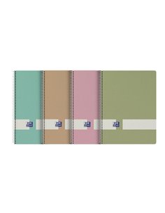 Oxford Nature Europeanbook A4+ Couverture rigide - 80 feuilles - 1 ligne - 2 marges