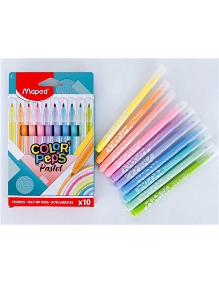 Stylo- feutre maped pastel pochette de 10.