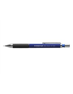 Porte-mine staedtler mars micro 0.7mm embout et agrafe métalliques grip caoutchouc amortisseur mine. 2