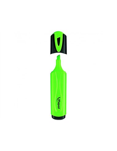 Surligneur fluo pep's classic maped coloris vert.