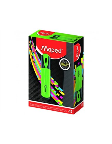 Surligneur fluo pep's classic maped coloris vert.