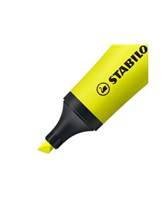 Surligneur stabilo néon fluorescence intense sèche après 4h tube gloss coloris jaune. 2