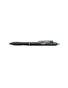 Roller pilot frixion ball plus begreen encre gel pointe moyenne coloris vert.