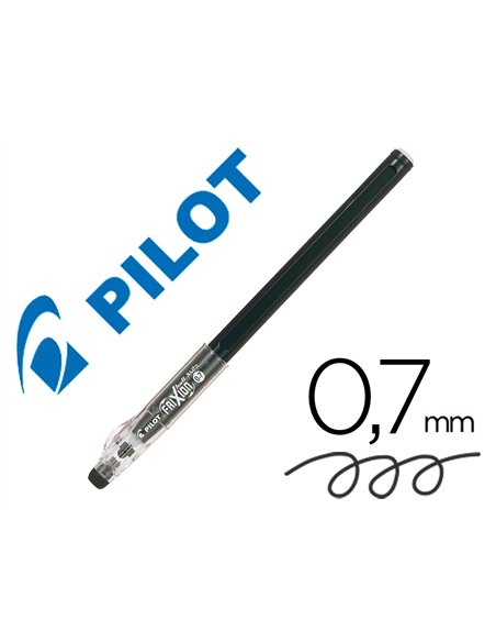 Frixion ball stick roller encre gel noir 0.7 mm.