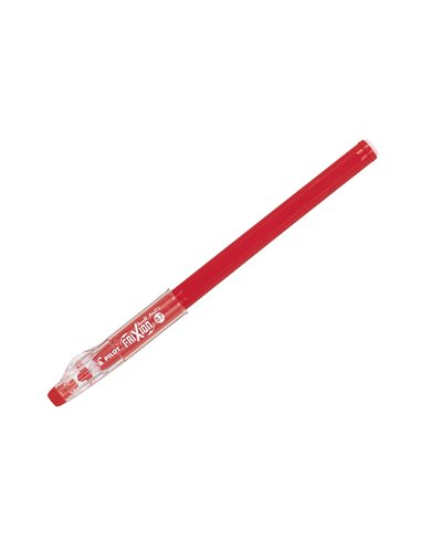 Frixion ball stick roller encre gel rouge 0.7 mm.