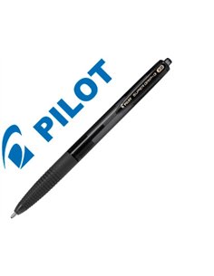 Stylo-bille pilot super grip g rétractable pointe extra large coloris noir.