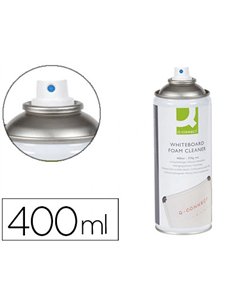 Mousse q-connect nettoyage tableau blanc flacon 400ml.