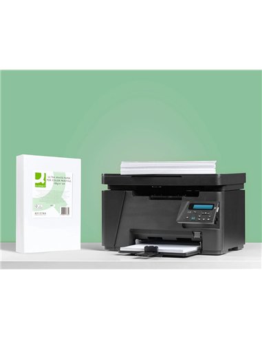 Papier q-connect multifonction ultrawhite a4 100g/m2 blancheur 170 opacité 96 rigidité 60 500 feuilles.