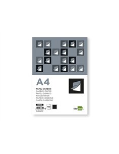 Papier carbone liderpapel film noir format a4 boîte de 100 feuilles. 2