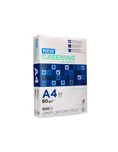 Papier liderpapel multifonction greening a4 80g haute qualité pefc blancheur 146 opacité 92 rigidité 112 500f.