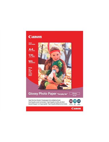 Papier photo canon a4 brillant 200gr/m2 paquet 100 feuilles.