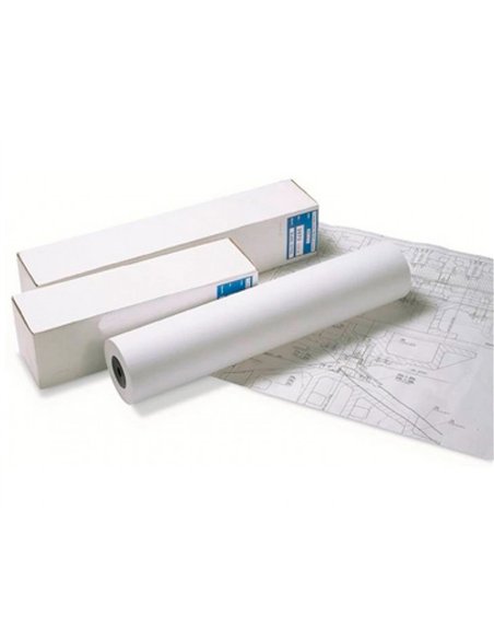 Papier clairefontaine surface haute blancheur largeur 45mx1067mm 90g application jet d'encre et couleur.