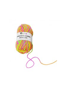 Fil acrylique ocolor environ 90m coloris fluos assortis lot de 4 pelotes. 2