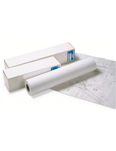 Papier clairefontaine surface haute blancheur largeur 90mx914mm 90g aplication jet d'encre et couleur qualite.