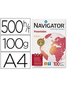 Papier navigator multifonction présentation a4 100g/m2 blancheur 169 opacité 97 rigidité 100 500 feuilles.