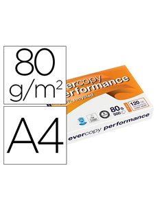 Papier clairefontaine evercopy perform multifonction laser couleur haute qualite a4 80g/m2 blanc.
