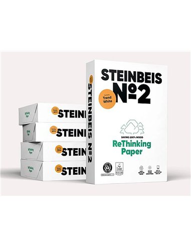 Papier steinbeis recycle multifonction n 2- 80 gr a4 blanc.