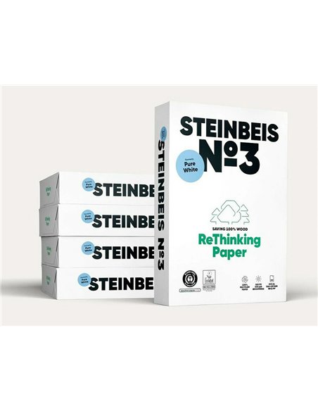 Papier steinbeis recycle multifonction n 3 - 80 gr a4 blanc.