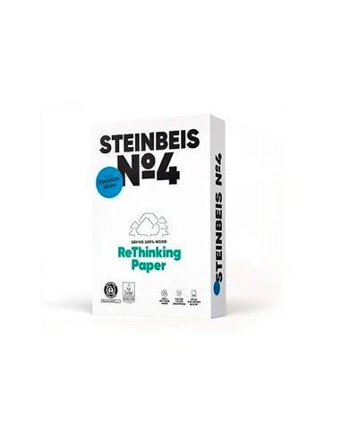 Papier steinbeis recycle multifonction n 4 80 gr a4 blanc.