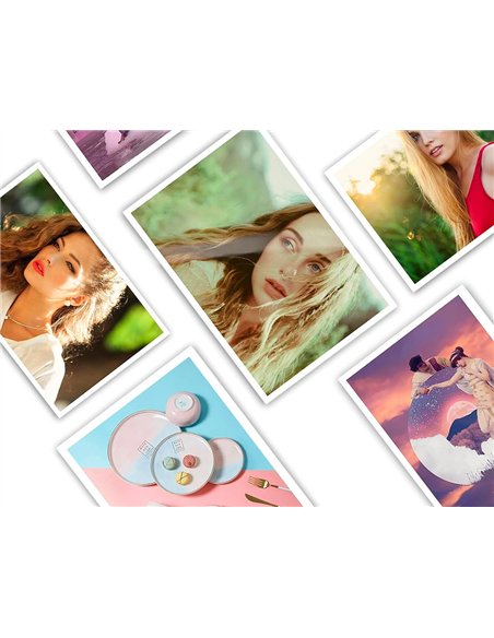 Papier photo q-connect jet d'encre glacé brillant a4 18 0g/m2 compatible toute imprimante paquet 20 feuilles.