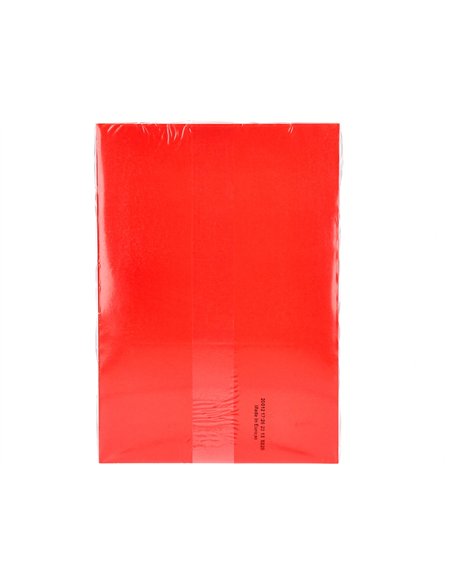 Papier couleur q-connect multifonction a4 80g/m2 unicolore rouge intense ramette 500 feuilles.