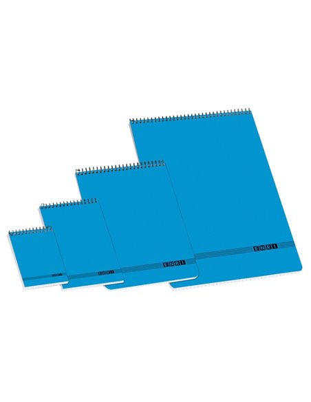 Cahier à spirales Enri Office 8º 4x4 - Format pratique - Grille 4x4 - Idéal pour le bureau