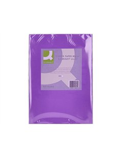 Papier couleur q-connect multifonction a4 80g/m2 unicolore lilas ramette 500 feuilles. 2