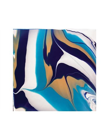 Pochette feuilles aluminium metal a repousser graine creative 30x16cm 10 feuilles coloris argent.