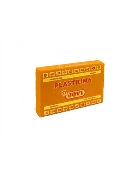 Pate a modeler jovi plastilina vegetale 350g coloris orange.