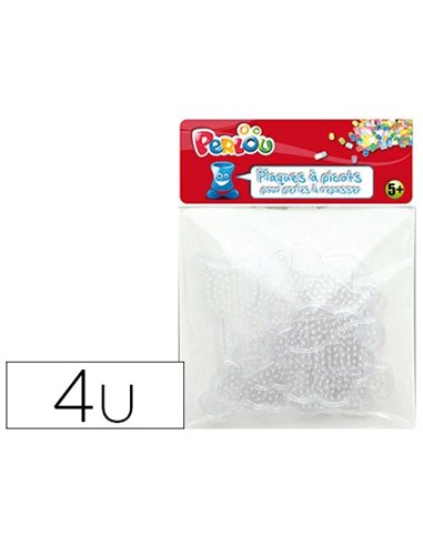 Plaque graine creative picots support perles a repasser 10cmsachet 4 unites.