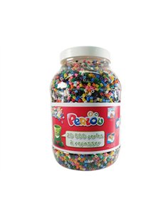 Baril 20000 perles 15 couleurs assorties.