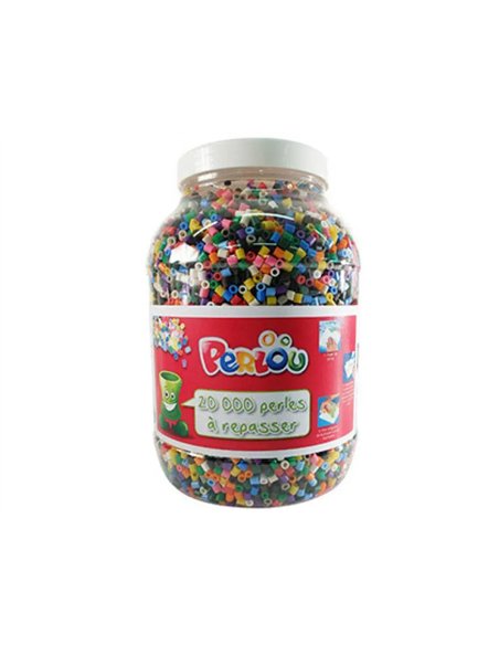 Baril 20000 perles 15 couleurs assorties.
