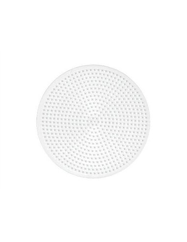 Plaque graine créative picots support perles à repasser 15cm rond/carré sachet 2 unités.