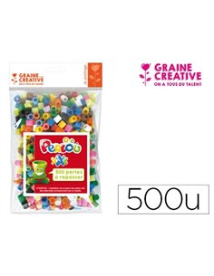 Sachet de 500 perles mixtes xxl 10mm.