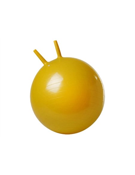 Ballon sauteur plastico rototech diamètre 450mm 650g coloris jaune.