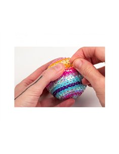 Sequins fontorpin perfores diametre 7mm 7 coloris assortis transparents sachet de 120g. 2