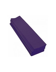 Papier crepon clairefontaine standard 0,5x2m crepage 40% coloris violet paquet 10 feuilles.