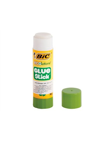 Colle bic ecolutions glue stick - lavable - tube de 36 gr boite de 12.
