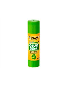 Colle bic ecolutions glue stick - lavable - colle le papier et le carton tube de 21 gr boite de 20. 2