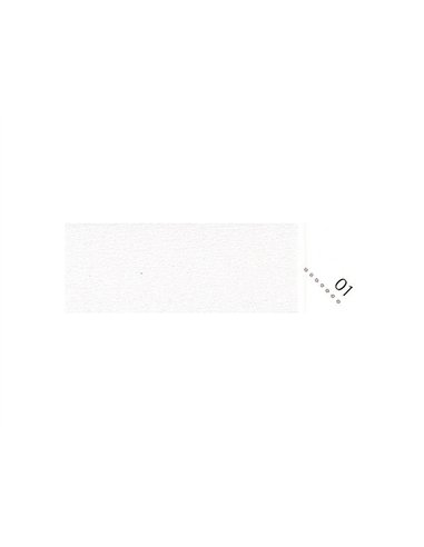 Papier crépon clairefontaine densité crêpage 60% 40g/m2 50cmx2.5m unicolore blanc.