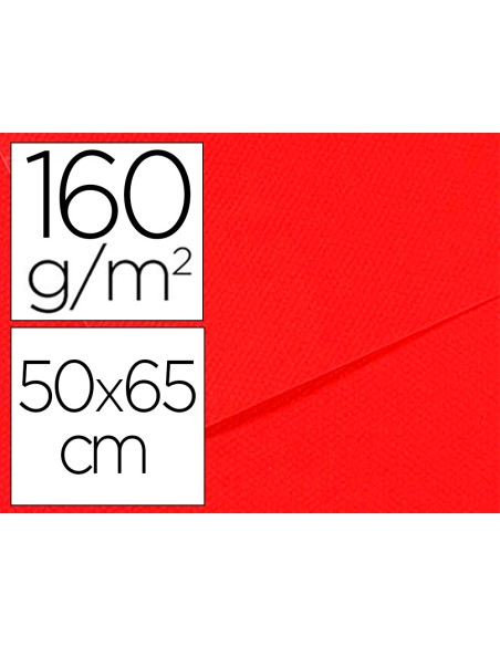 Papier dessin canson feuille mi-teintes n 505 grain        gelatine haute teneur coton   160g 50x65cm unicolore rouge