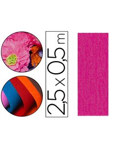 Papier crépon clairefontaine densité crêpage 60% 40g/m2 50cmx2.5m unicolore opéra.