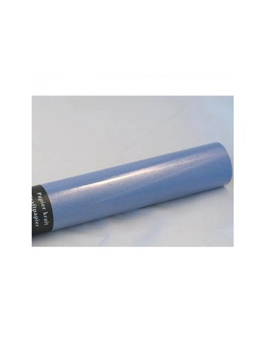 Papier kraft clairefontaine coloris bleu rouleau 0,70x3m.