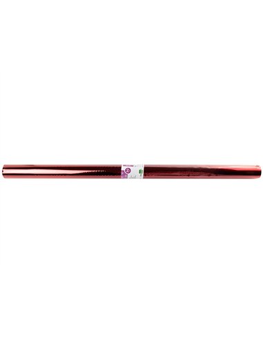 Papier cellophane liderpapel coloris rouge rouleau 0.60x10m.